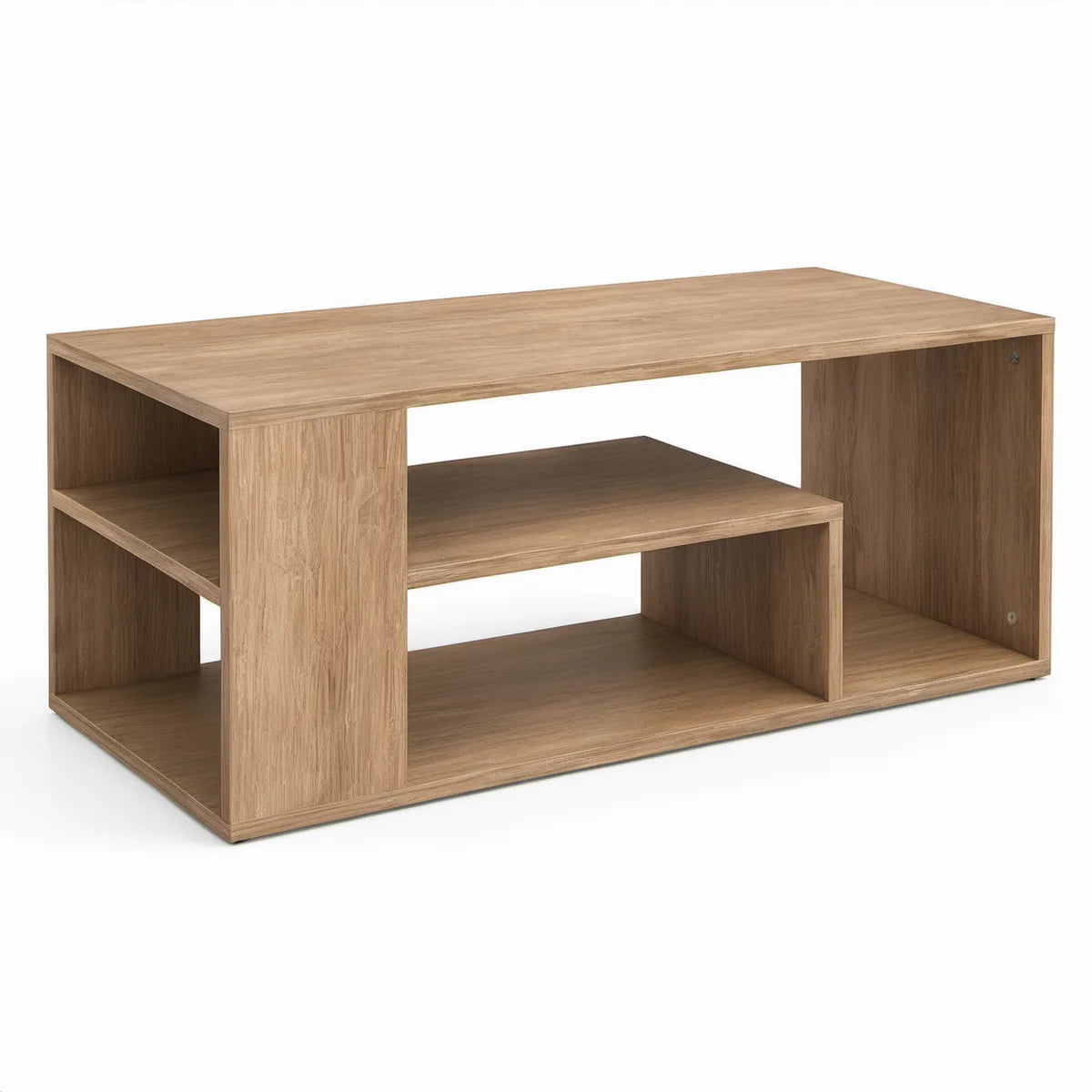 Rechteckiger Couchtisch in Eichenoptik, 100 x 50 x 45 cm